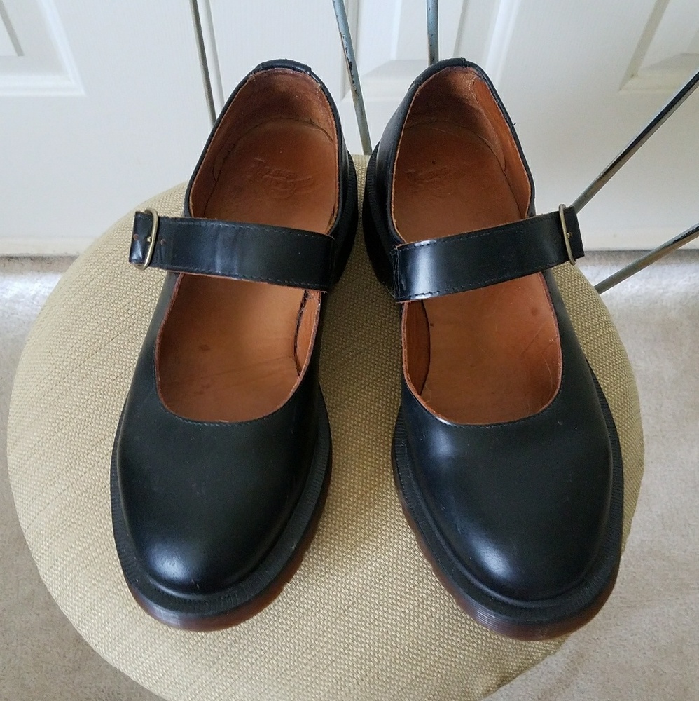 Dr. Martens Mary Jane Black Leather